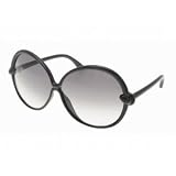 Tom Ford WoMen's 0164 Nicole Black Frame/Grey Gradient Lens Plastic Sunglasses
