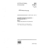 ISO 7749-1:1995, Agricultural irrigation equipment - Rotating sprinklers - Part 1: Design and operational requirements