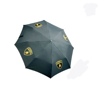 Lamborghini Black Crest Travel Umbrella