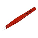Tweezerman point tweezer red slant tweezers