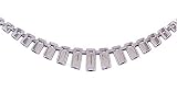 Image of 9ct White Gold 43cm Delicate Cleopatra Necklace