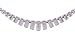 9ct White Gold 43cm Delicate Cleopatra Necklace
