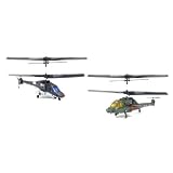 Action Elite Combat Combo Pack 3CH Electric RTF Remote Control RC Helicopters (Color May... by World Tech Toys