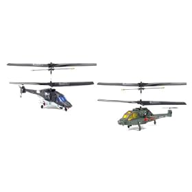 Action Elite Combat Combo Pack 3CH Electric RTF Remote Control RC Helicopters (Color May... from Helicopters RTF Electric