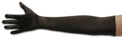 23 Classic Adult Satin Opera Gloves, Brown
