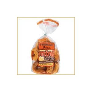 Thomas' Brown Sugar Cinnamon Mini Bagels, 12 Pre-Sliced, 18 Oz. by Thomas'