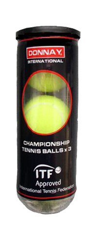 Donnay International 3 Championship Tennisbälle, 3-er Pack