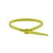 Monoprice Cable Tie 8 inch 40LBS, 100pcs/Pack - Yellow