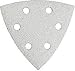 Tools & Hardware : Bosch SDTW242 Detail Triangle, Hook & Loop Sanding Sheet, White, 240 Grit (25 Pack)