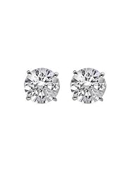 IGI Certified 14k Gold Round-Cut Diamond Studs (0.75 cttw, H-I Color, I1-I2 Clarity)