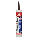 Red Devil 084640 Window &amp; Door Siliconized Acrylic Caulk, 10.1-Ounce, Dark Brown