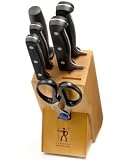 Kitchen & Housewares : J.A. Henckels International Fine Edge Pro 7-Piece Knife Set with Hardwood Block