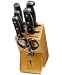 J.A. Henckels International Fine Edge Pro 7-Piece Knife Set with Hardwood Block