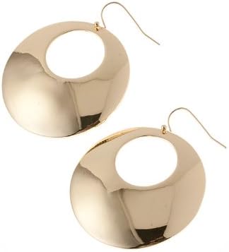 THE JEWEL RACK METAL CUT OUT EARRINGS (Gold)