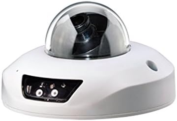 1.3 Megapixel 960P H.264 Slim Dome IP Camera with POE, Microphone, Micro SD slot, Audio In/Out via Cable, Additional CVBS Analog Output, Nightvision, Reset and 2.8mm Lens, Onvif, Free P2P - White