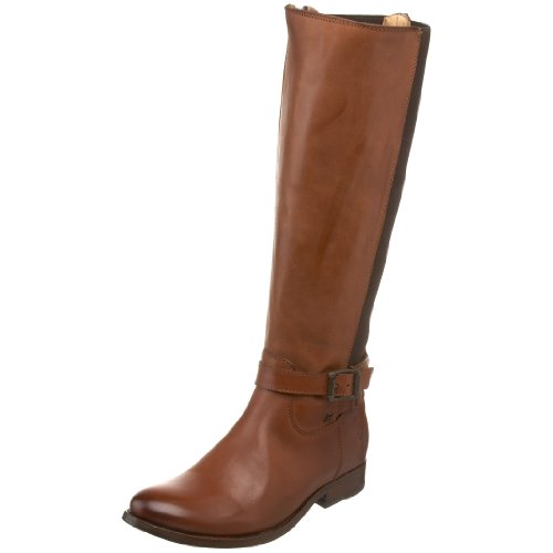 FRYE Womens Melissa Gore Zip Boot,Cognac,6 M US