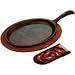 Lodge #LFSR3 10x7" Oval Fajita Kit