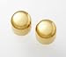 2 Gold Dome Knobs w/Set Screw fits US Split Shaft Pots