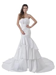 Strapless Mermaid Sweetheart Spring Fall Taffeta  Pleated Sequined Beaded  Dress with a Chapel Train  with a Court Train  With Rhinestones