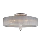 Alexis 1-Light Sconce In Antique Silver