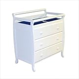 Dream On Me Liberty Collection 3 Drawer Changing Table, White Dream On Me Liberty Collection 3 Drawer Changing Table, White