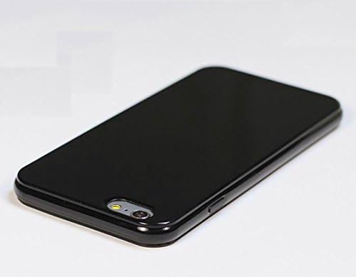TPU Rubber Skin Case Compatible with Apple? 4.7"iPhone? 6,(Black Jelly)