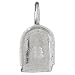 Clevereve's 14K White Gold Charm 3-D Household Charms 1.8 - Gram(s) Clevereve's 14K White Gold Charm 3-D Household Charms 1.8 - Gram(s)