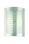 Lite Source LS-1649PS/FRO Graf Fluorescent Wall Sconce Lite, Polished Steel with Frost Glass Shade