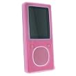 Pink Silicone Skin Case for Microsoft Zune 4GB / 8GB mp3 player