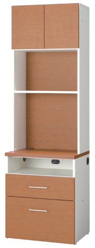 収納庫（本棚）　２段引出ユニットＶＲ-６０１９ＤＲ　ＥＣ
