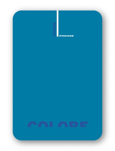 Tucano Mousepad Colore, blau: 13,5 x 19 x 0,2 cm Preisvergleich