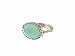 Medium Faceted Oval Calcite Ring in Sterling by Becky Kelso