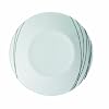 Luminarc - 5084129 - Lot De 6 Assiettes � Dessert - Black Rings - 20 Cm