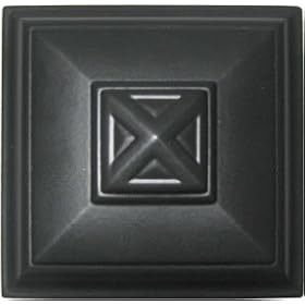 House Parts Black Square Architectural Holdback Pair by House Parts