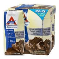 Atkins RTD Shakes 4pk Milk Choc Delight