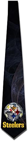 UTOPIO NFL Pittsburgh Steelers LOGO Skinny Tie