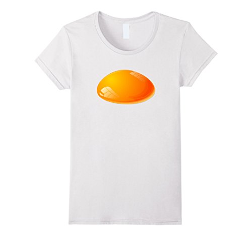 Women's Fried Egg - Funny Halloween Costume T-Shirt Medium White