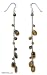 Tiger's eye earrings, 'Golden Romance' 5
