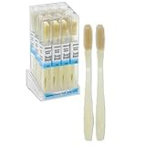 Swissco Tooth Brush White Horn Natural Bristle Soft