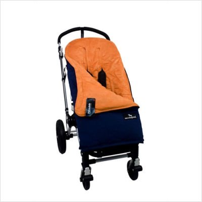 Brooks Pond BB7T0206 Perennial Stroller Blanket in Navy and Orange
