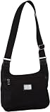 Bogner SUVA 0493819, Damen Schultertaschen, Schwarz (black/black 008), 26x21x6 cm (B x H x T)