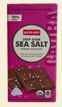 Alter Eco Deep Dark Sea Salt Organic Chocolate, 2.82 Ounce by Alter Eco