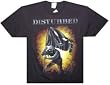 DISTURBED - Flag Face - Black T-shirt