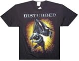 DISTURBED - Flag Face - Black T-shirt