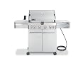 Weber 1840001 Summit S-450 Natural Gas Grill, Stainless Steel