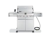 Weber 1840001 Summit S-450 Natural Gas Grill, Stainless Steel