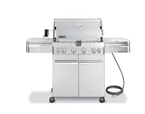Weber 1840001 Summit S-450 Natural Gas Grill, Stainless Steel