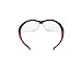 KleenGuard V30 Nemesis Small Safety Glasses (38478), Lightweight, Clear Anti-Fog with Black Frame / Pink Tips, 12 Pairs / Case