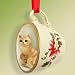   - NEW! Manx Red Tabby Cat Ornament Christmas Ornament Cup of Tea