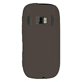 Amzer Silicone Skin Jelly Case for Nokia C7 - Grey